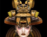 Samurai  Helmet Geisha